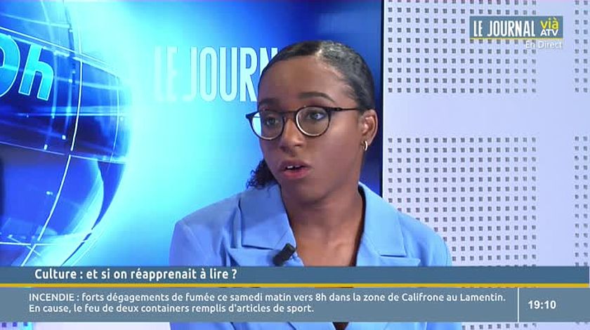 « Et si on lisait ? » invitée du journal de 19h de ViàATV